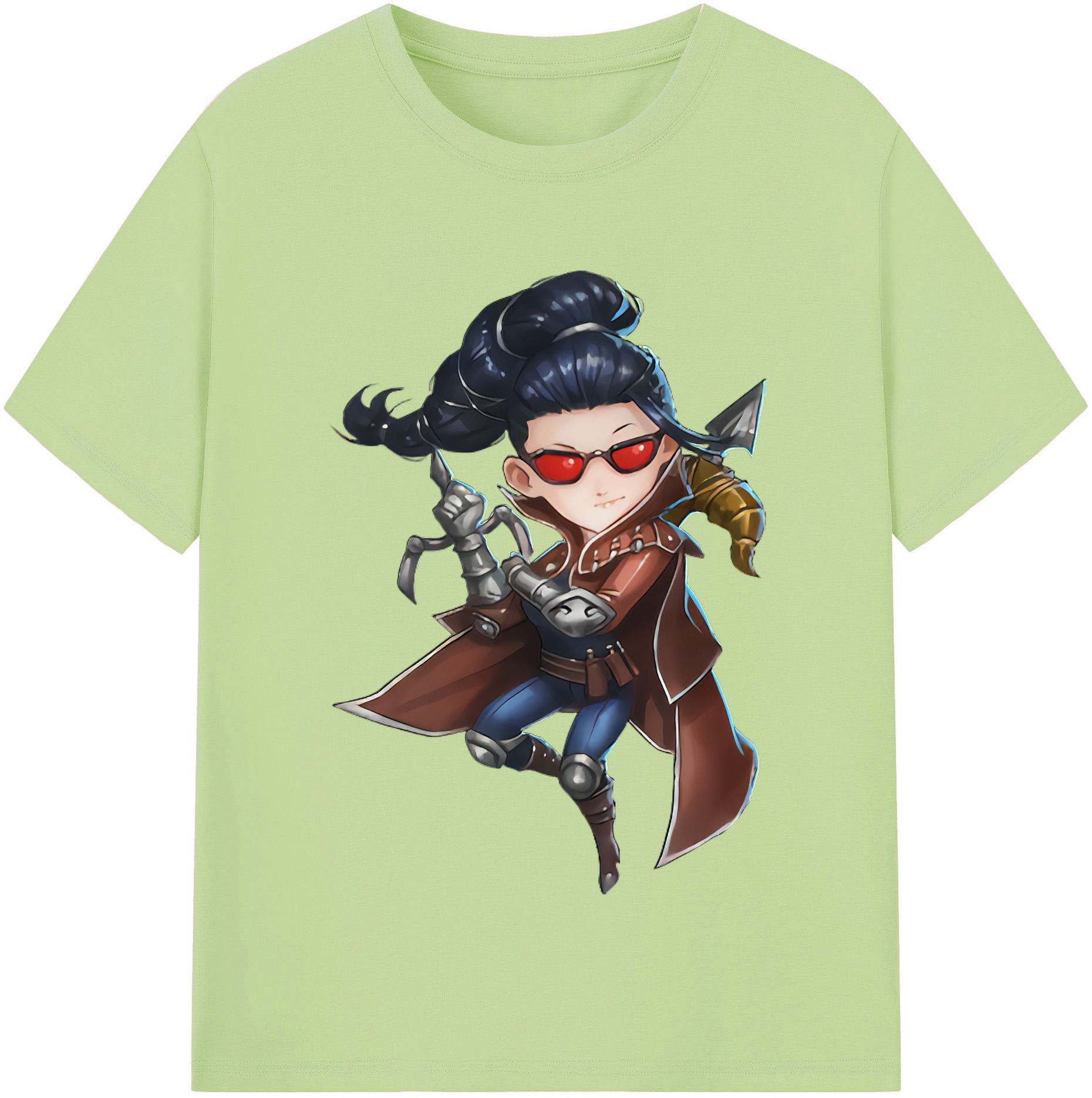 リーグ・オブ・レジェンド League of Legends LOL 綿100％半袖Tシャツ（フロントプリント）